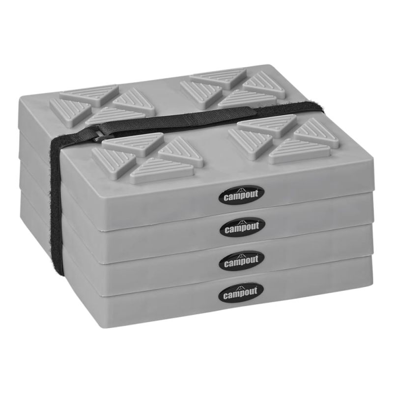 Stützplatten - 21 x 21 x 3,3 cm - stapelbar - Set mit 4 Stück
